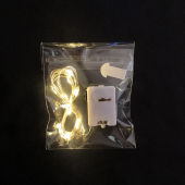 Bright 1M & 2M LED Battery-Powered Mini Copper Wire String Lights for Christmas Weddings Parties