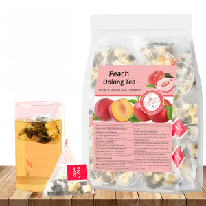 蜜桃乌龙茶包Peach Oolong Tea苹果干Dried Apple抗氧化养生茶Promotion Digestive Antioxidant Beauty冷泡茶Cold Brew Tea Bag