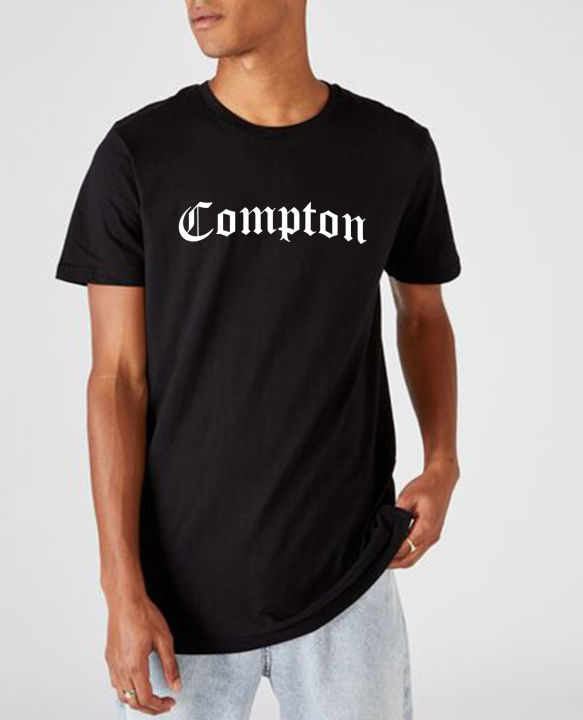 Compton Vintage T-shirt Unisex White shirt Black shirt Tshirt for