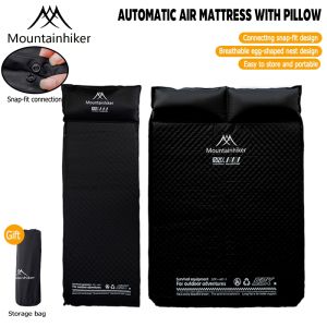 MOUNTAINHIKER Automatic Inflatable Sleeping Pad with Built-in Pump Inflatable Bed Lightweight Air Mattress Camping