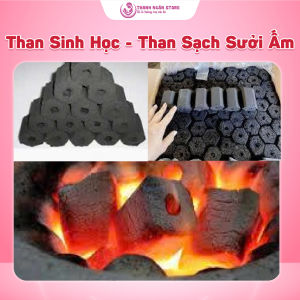 Than Xông Hơ Cho Bà Đẻ Sau Sinh - Than Sưởi Ấm - Than Sinh Học Không Khói Không Độc Hại - Thanh Ngân Store
