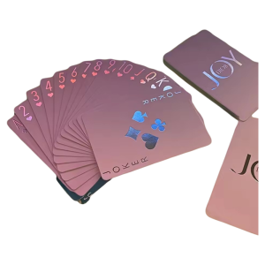Bộ Bài Poker Galaxy Hologram Cao Cấp 54 Lá Phản Quang 7 Sắc Nền Trắng Kèm 2 Joker Quà Tặng Sang Trọng