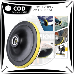 Tatakan amplas bulat velcro 4 inch Pad velcro Gerinda tangan 100mm