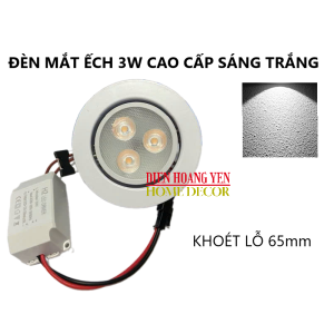 Đèn LED Âm Trần Mắt Ếch Cao Cấp 7W - Tiết Kiệm Năng Lượng điện áp 220V - Bảo Hành 1 Năm
