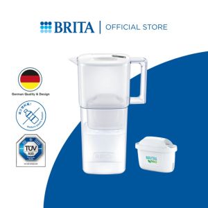 BRITA Water Filter Jug Liquelli 2.2L FREE 1x Filter Cartridge - Slim & Compact Fridge Pitcher with Smart Light LED [Model: 1054337]