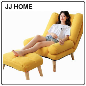 【JJ HOME】F5 Foldable Lazy Sofa Chair / Sofa Bed with Leg Rest