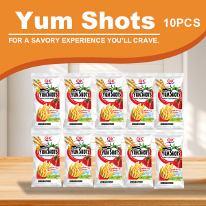 Yum Shots Tomato Flavor Snack 60gram - Delicious and Healthy Crunchy Crispy Savoury chips