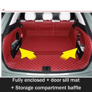 secr For Omoda 9 Hybrid HSH 2024~2026 2025 leather Car Boot Covers Scratch Prevention Trunk Mat Tray Protector Interior Accessories 9N5Q1
