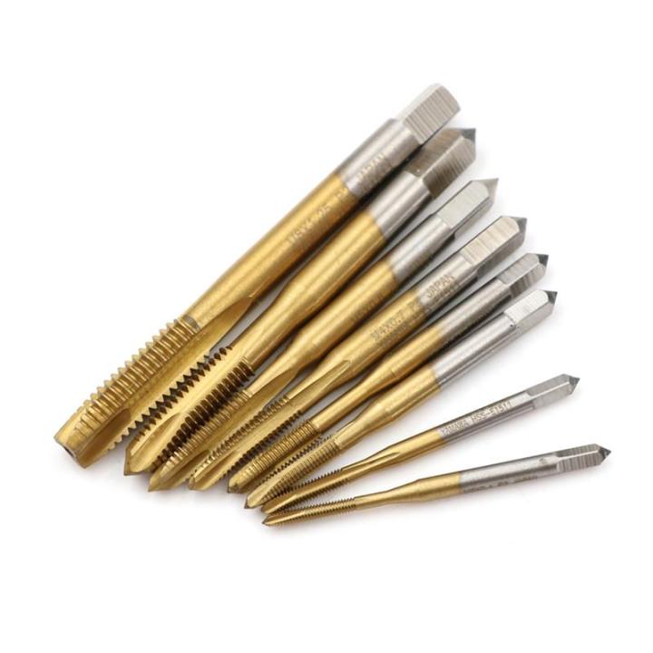 M2 Thread Tab LEI M2/M2.5/M3/M3.5/M4/M5/M6/M8 HSS Metric Straight Flute Thread Screw ...