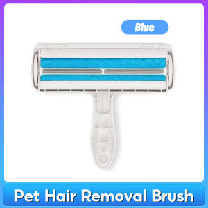 【In Stock】Pet Hair Remover Roller Reusable Dog Cat Fur Cleaning Removing Brush for Furniture Carpets Clothing Self-Cleaning Lint Pet Comb with Updated Comfortable Handle 2-Way Hair Remove Roller Pet Accessories