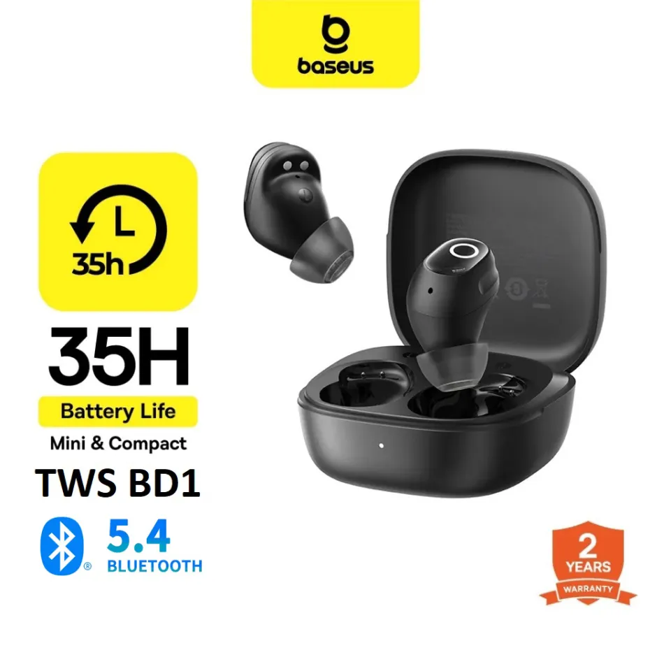 BASEUS TWS Mini Bass BD1 Bluetooth Comfortable Design 35H