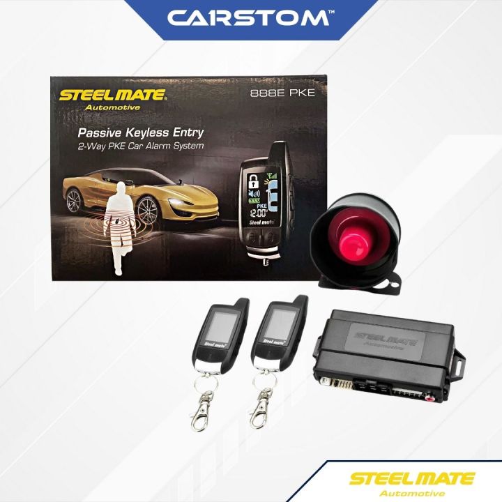 Steelmate 888E 2way PKE(Passive Keyless Entry) Car Alarm System