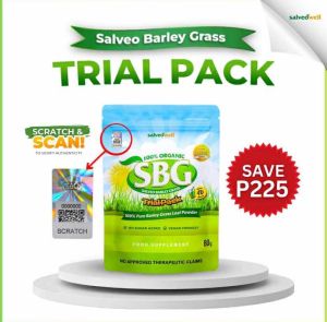 Salveo Barley Grass Trial Pack Powder 80grams Good for 40 servings