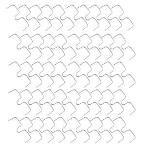 100Pcs Fruit Tree Branch Puller Tying Bending Spreader Tool For Orchard And Home Gardening with M-shape 10cm Length