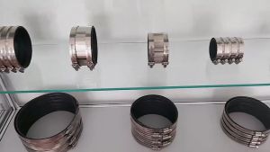 Pipe Connector FittingNo Hub Coupling Rubber Hubless Coupling Stainless Steel Clamp 2 3 4 6 8 Inch Pipe Connector Fitting