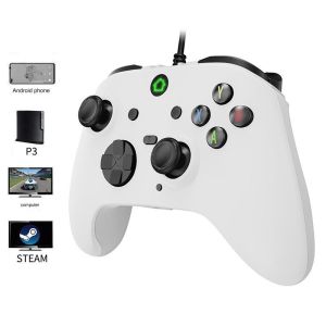 Tay cầm game có dây TS102 cho điện thoại máy tính laptop – rung mạnh cần 360° hỗ trợ Android/Windows/Mac/Steam