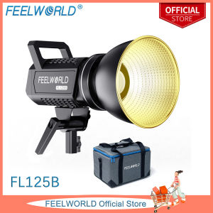 FEELWORLD FL125B 125W Bi-Color LED Video Light APP Control Bowens Mount for Photo Studio Video Portrait Live Streaming Recording