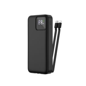 Pin sạc dự phòng 22.5W dung lượng 10.000 mah WIWU JC-18 đính kèm dây sạc iPhone iPad PD Type-C trang bị đèn LED hiển thị pin sạc cho s21 s22 s23 s24 plus ultra z fold z flip iphone 11 12 13 14 15 plus pro max ipad macbook air pro
