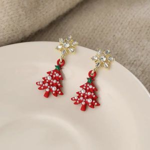 GL Korean Christmas Tree Unique Design Cute and Sweet Earrings ES63692