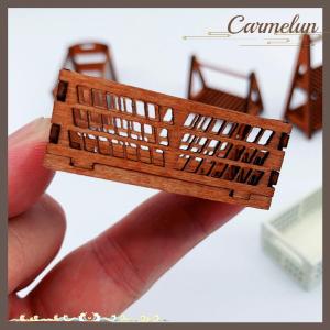 [Carmelun] 1 12 Dollhouse Mini Storage Baskets Dolls House Bread Food Basket Dollhouse Decoration Accessories