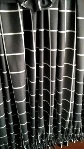 Gorden Jendela Gorden Minimalis Gorden Spiral Gorden Ikat Kupu Kupu Bahan Katun Motip Kotak Kotak