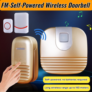 Wireless Intelligent Home Doorbell Outdoor Waterproof Automatic Door Bell 200M Remote Large Volume