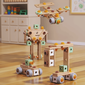 EDDY SONG 59/100/143Pcs การศึกษาสำหรับเด็ก กล่องเครื่องมือบำรุงรักษาจำลอง การเรียนรู้แบบมอนเตสซอรี่ พลาสติก ชุดเครื่องมือไม้ ชุดเครื่องมือช่าง ชุด DIY โมเดลการประกอบ ชายและหญิง