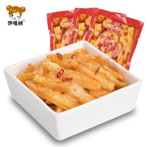 馋嘴妹泡椒笋尖竹笋小包装脆笋笋条酸笋网红休闲零食批发一整箱