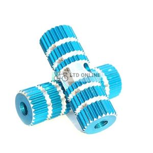 MOTUS Solid Aluminium Alloy Bicycle Foot Pegs Front Rear Axle Footrest Stunt Pegs BMX / Lajak / Fixie (sepasang)