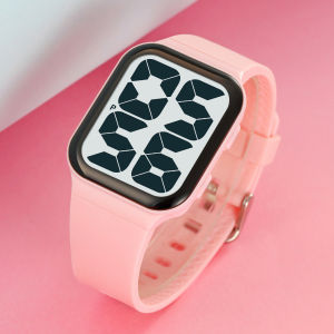 Jam Tangan Digital Skmei Pria / Wanita 1995 Pink Black water resis 30m