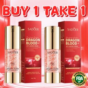 【Buy 1 Take 1】 SADOER Dragon Blood anti-wrinkle Cream Whitening Moisturizing Freckles Removal Serum