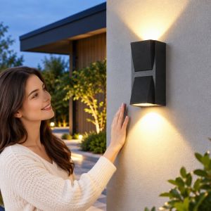 Dual Head Led Wall Light Waterproof Outdoor Courtyard Garden Stair Corridor Bedroom Modern Wall Lamp