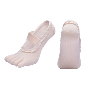 Ballet Dance Socks Pilates Socks Breathable Socks Nonslip Socks Five Toe Socks Sports Socks Floor Socks for Woman