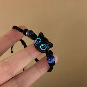 Corinna New Chinese Style Cat Woven Rope Cute Couple Bracelet Niche Design Gift