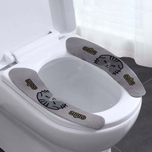 ZOATAAL นุ่ม สากล ซักได้ ของใช้ในครัวเรือน ใช้ซ้ำได้ ผลิตภัณฑ์ห้องน้ำ แผ่นรองชักโครก ชักโครกติดห้องน้ำ เบาะรองนั่งชักโครก ที่หุ้มเบาะนั่งชักโครก