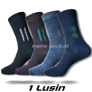 3 Pasang Kaos Kaki Kerja Pria Kantor Panjang & Pendek