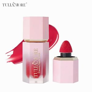 In Stock Hot-Selling Moisturizing Liquid Blush Cream Lip and Cheek Dual-Use Sponge Head Rouge liquid blu