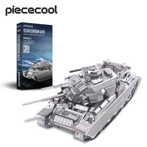 Piececool 3D Metal Puzzles for Adults Military Model Building Kits-CENTURION AFV DIY Tank Jigsaw Puzzle Christmas Birthday Gift for Kids
