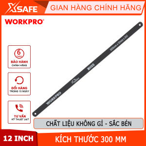 Bộ lưỡi cưa thẳng bằng kim loại 24TPI (1 set = 10 cái) kích thước 300mm (12 inches) Workpro - WP215031
