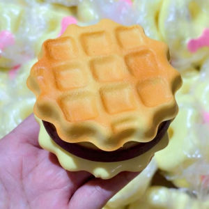 Layered Sandwich Cake Slow Rising Sensory Fidget Squeeze Toy Soft Stress Relief Anxiety Gifts for Adults Stress Relief
