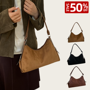 ZEFAN 【COD】กระเป๋าสตรีสไตล์ใหม่กระเป๋าแฟชั่นวินเทจกระเป๋าสะพายขนาดใหญ่ความจุสีทึบเรียบง่ายกระเป๋าสะพาย