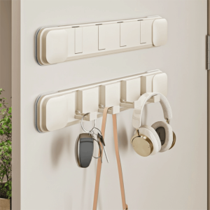 DORADO Wall Mount Bathroom Towel Hook Multi-Hook Suction Cup Door Hook Coat Rack Portable Drill-Free Kitchen Organizer Entryway Key  Bag Hanger