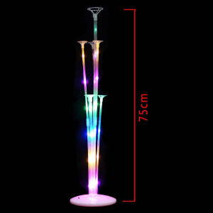 Assorted Balloon Accessories Balloon Stick Stand With LED Light For Table Birthday Party Decorations Set Balloon Holder Long Kit Table Floating Balloons Set