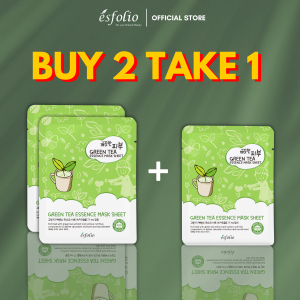 Buy 2 Take 1 FREE Esfolio Pure Skin Green Tea Essence Mask Sheet