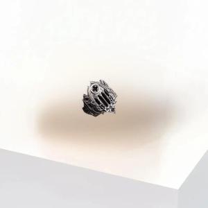 [fenggongshuode] Unique Cross Burning Cathedral Gothic Window Hollow Carved Adjustable Alloy Open Ring For Daily Wear Jewelry Gift