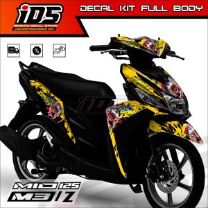 {PROMO} Decal Mio M3 Full Body Stiker Mio Z Full Body Desain Doraemon Zombie