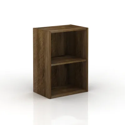 Furniture Direct OMODA 3 Cube Storage Cabinet Colorbox-Yukon Oak