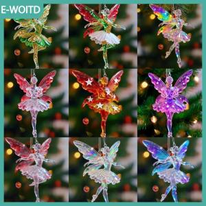 【E-WOITD】 Lấp lánh 2D Acrylic Mặt dây Ballerina mô phỏng cây Giáng sinh treo xe gương chiếu hậu quyến rũ trang trí đồ trang trí