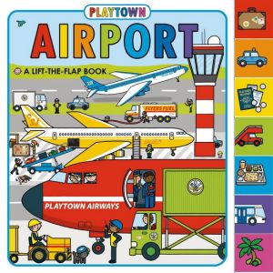 【Ready Stock】Priddy Playtown Lift-the-Flap BoardBook: Farm Airport Construction Emergency