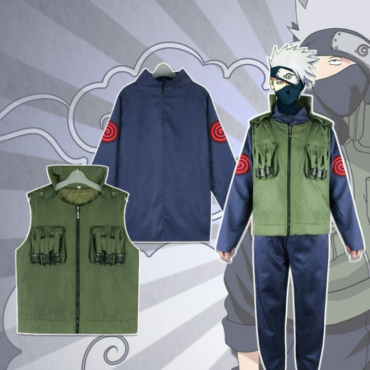 【Ready Stock🇲🇾】火影cos 卡卡西戎装 Naruto cosplay costume Kakashi uniform上忍 阿斯玛 ...